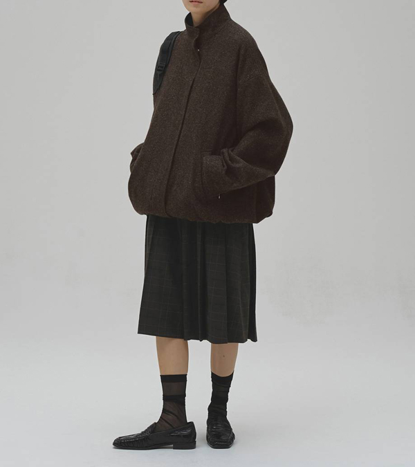 画像6: シルクネップツイードブルゾン　Silknep Tweed Blouson