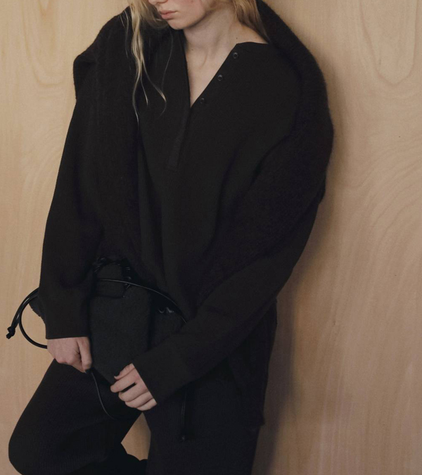 画像17: ワッフルルーズヘンリートップス　Waffle Loose Henleytops