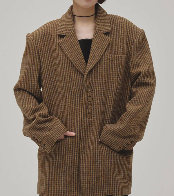 画像6: ウール100%チェックジャケット　Wool100% Check Jacket