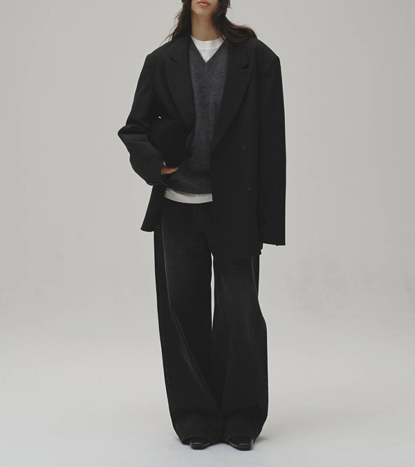 画像5: ウールカシミアVネックニット　Woolcashmere Vneck Knit