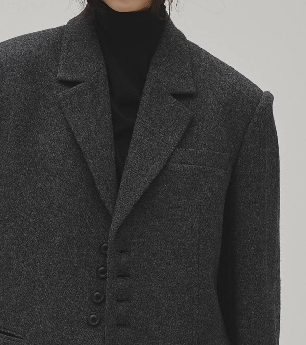 画像10: ウール100%オーバージャケット　Wool100% Over Jacket