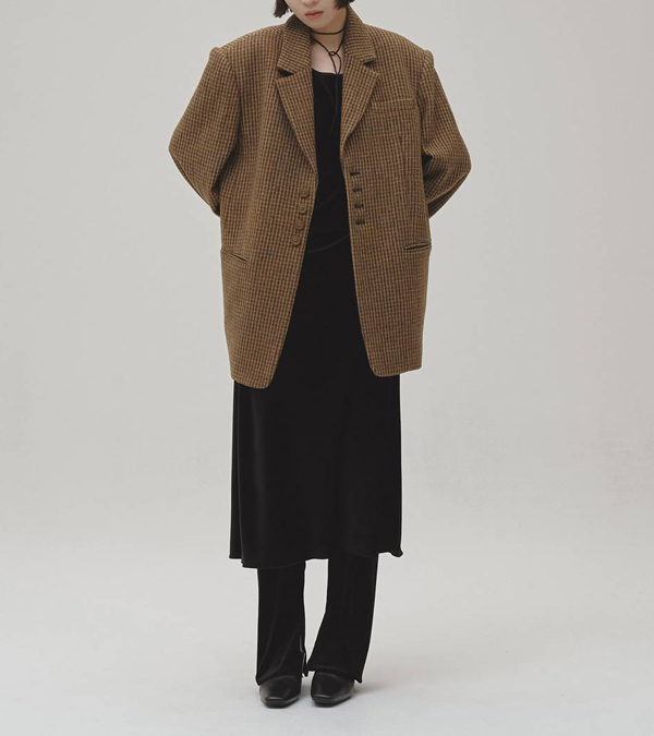画像8: ウール100%チェックジャケット　Wool100% Check Jacket