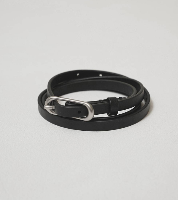 画像2: オーバルバックルナローベルト　Oval Backle Narrow Belt