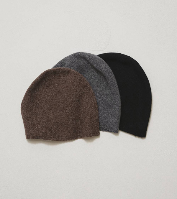 画像1: シームレスカシミアビーニー　Seamless Cashmere Beanie