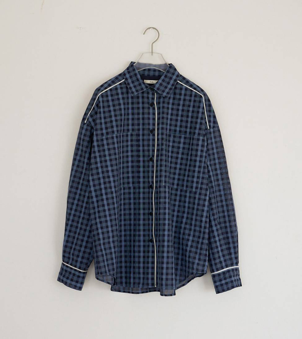 画像2: シアーチェックオーバーシャツ　Sheercheck Over Shirts