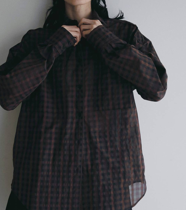 画像15: シアーチェックオーバーシャツ　Sheercheck Over Shirts