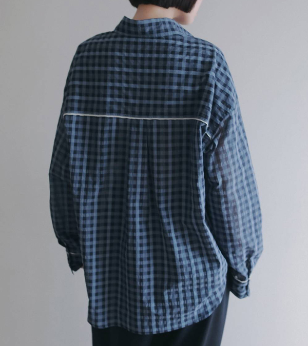 画像9: シアーチェックオーバーシャツ　Sheercheck Over Shirts