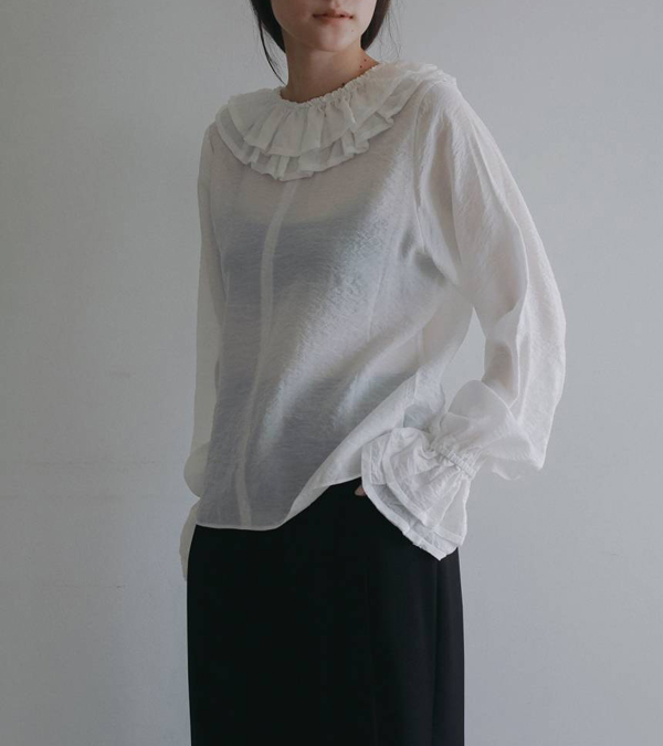 画像6: 2ウェイフリルブラウス　2way Frill Blouse