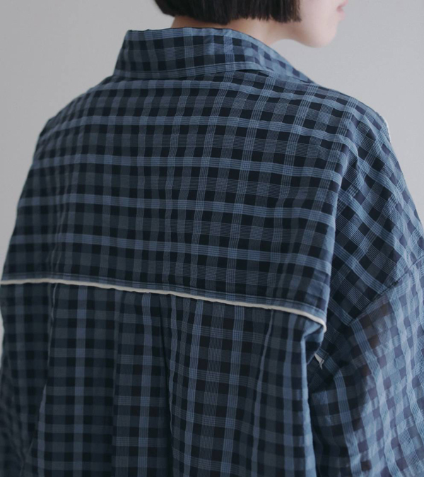 画像12: シアーチェックオーバーシャツ　Sheercheck Over Shirts