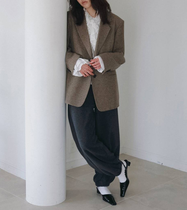 画像10: ヘリンボーンウールジャケット　Herringbone Wool Jacket