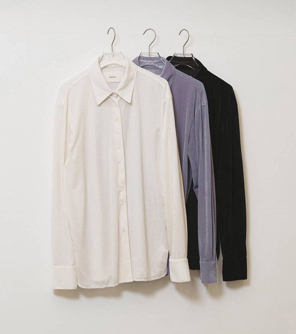 画像2: ラウンドヘムベロアシャツ　Roundhem Velour Shirts