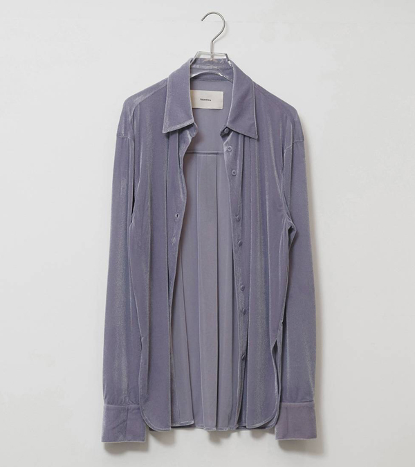 画像4: ラウンドヘムベロアシャツ　Roundhem Velour Shirts