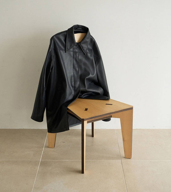 画像3: エコレザーオーバージャケット　Ecoleather Over Jacket