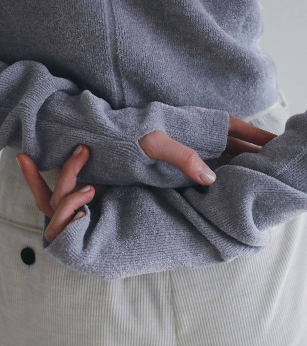 画像10: クルーネックベロアニット　Crewneck Velour Knit