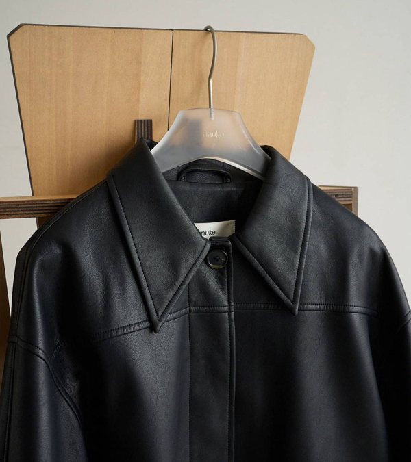 画像4: エコレザーオーバージャケット　Ecoleather Over Jacket