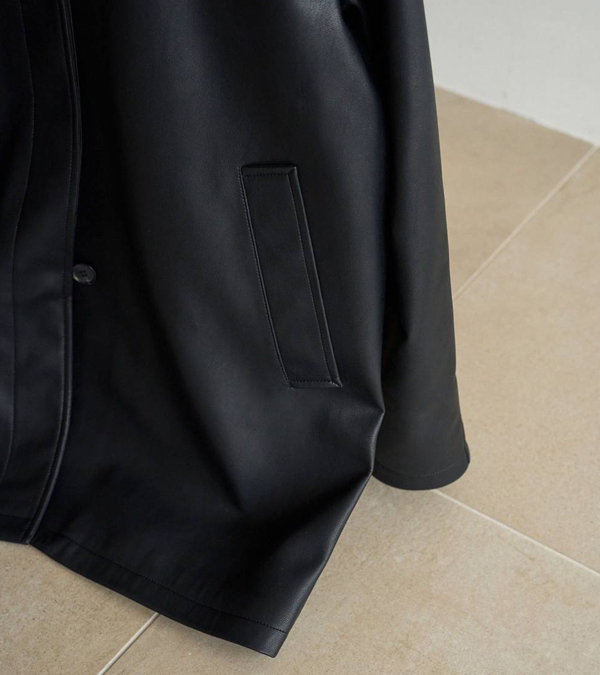 画像5: エコレザーオーバージャケット　Ecoleather Over Jacket