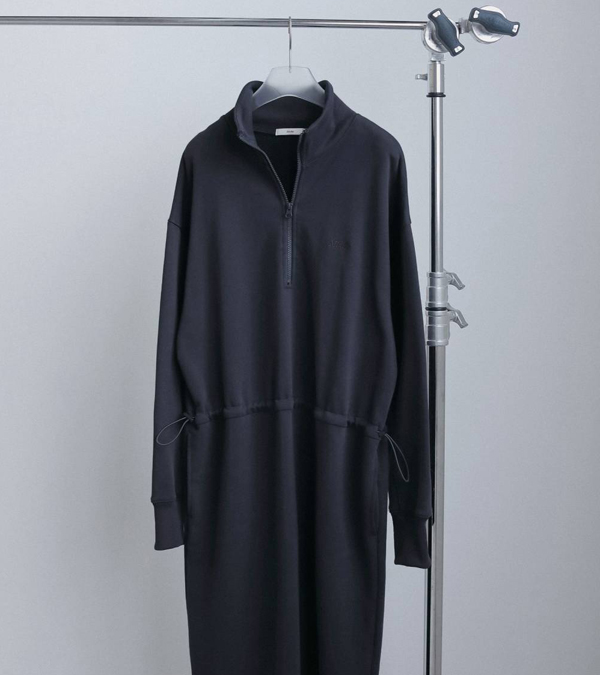 画像2: ハーフジップスウェットワンピース　Halfzip Sweat Onepiece