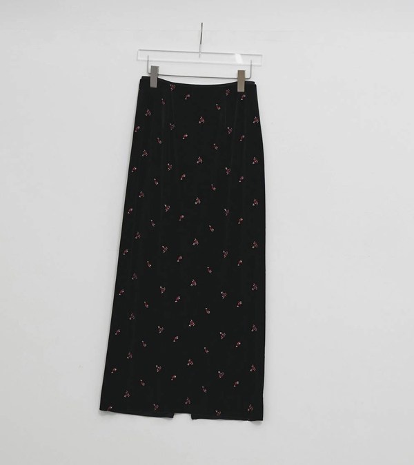 画像3: プティーフラワーベロアスカート　Petit Flower Velour Skirt