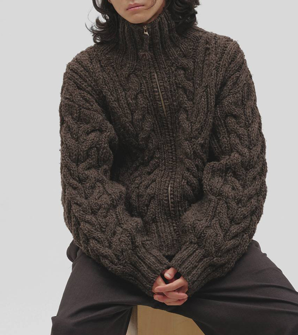 画像8: ボリュームハンドニットカーディガン　Volume Handknit Cardigan
