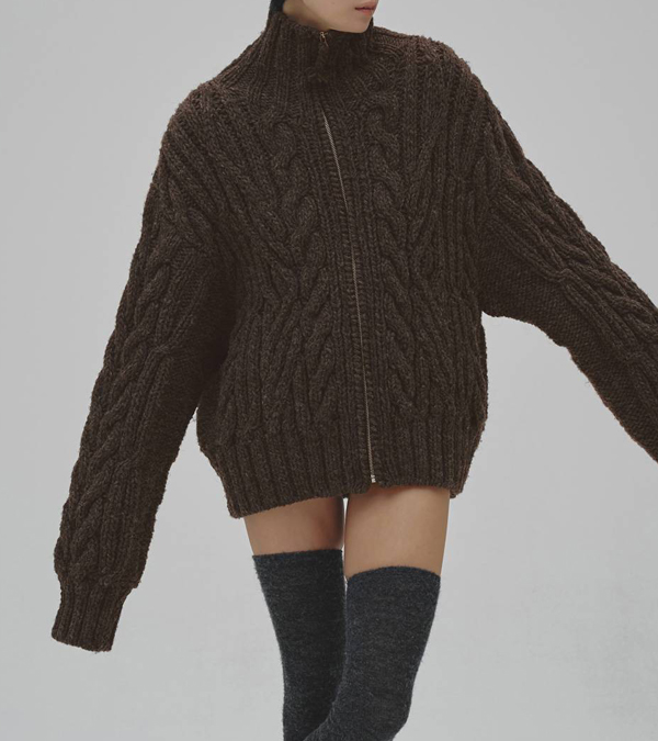 画像3: ボリュームハンドニットカーディガン　Volume Handknit Cardigan