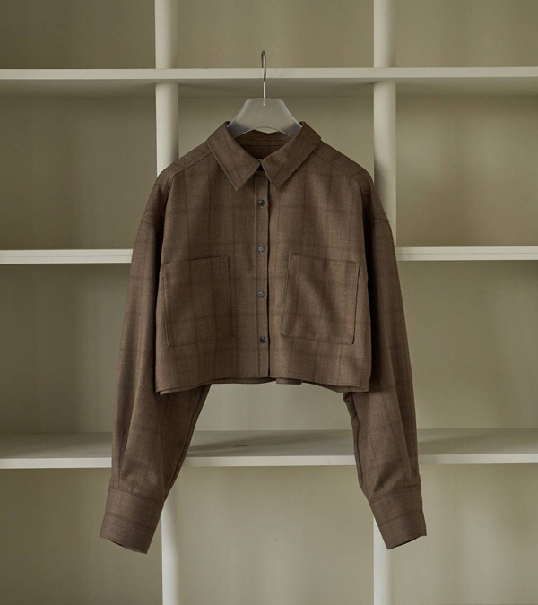画像2: ショートチェックシャツ　Short Check Shirts