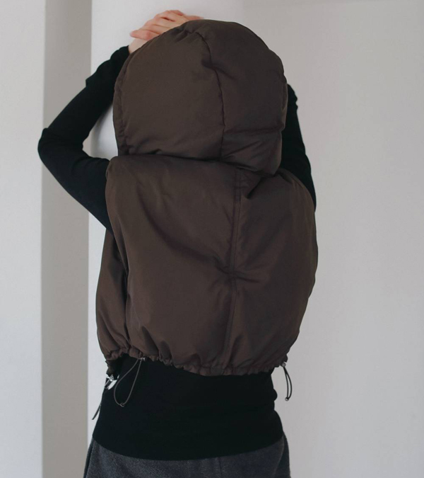 画像4: フーデッドダウンべスト　Hooded Down Vest