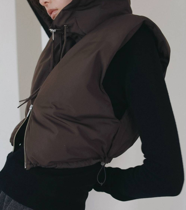 画像2: フーデッドダウンべスト　Hooded Down Vest