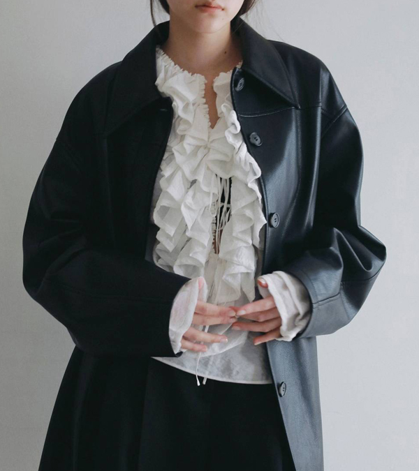 画像8: エコレザーオーバージャケット　Ecoleather Over Jacket