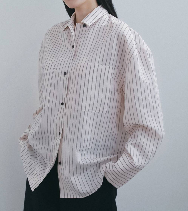 画像18: オープンカラーストライプシャツ　Opencollar Stripe Shirts
