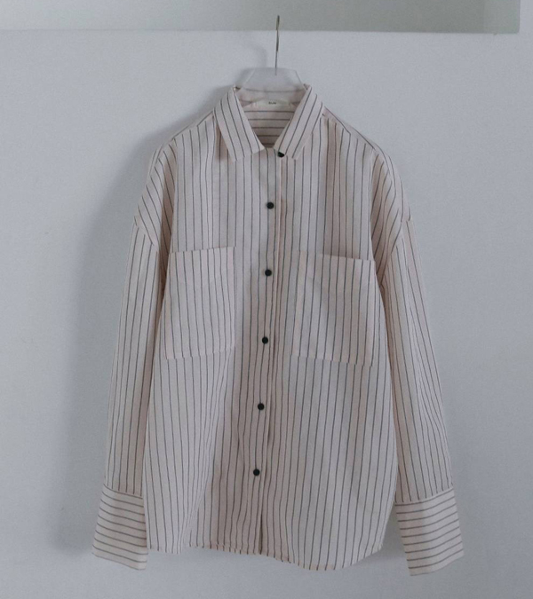 画像2: オープンカラーストライプシャツ　Opencollar Stripe Shirts