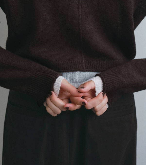 画像9: レイヤードクルーネックカーディガン　Layered Crewneck Cardigan