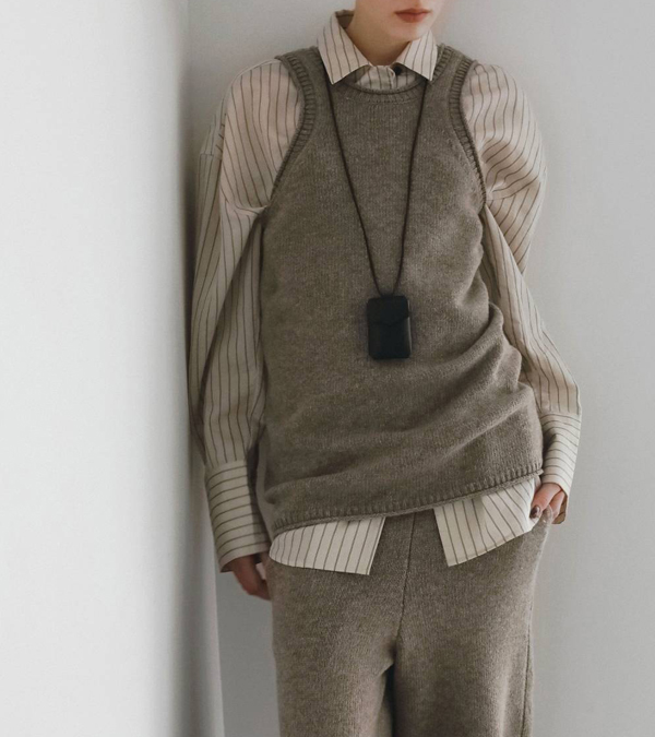 画像8: ニットロングタンクトップ　Knit Long Tanktop