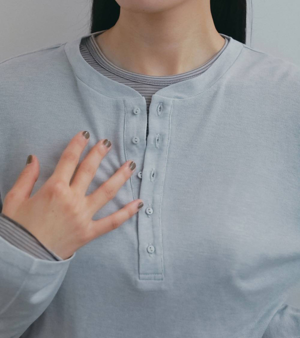 画像7: ウールシアーヘンリートップス　Wool Sheer Henleytops