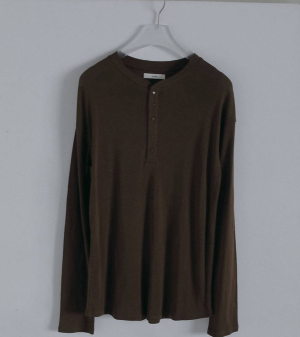 画像3: ウールシアーヘンリートップス　Wool Sheer Henleytops