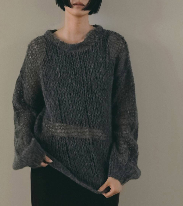 画像17: ローゲージモヘアニット　Lowgauge Mohair Knit