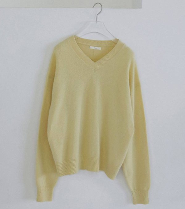 画像2: ウールVネックニット　Wool Vneck Knit