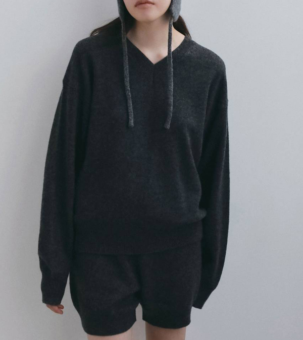 画像14: ウールVネックニット　Wool Vneck Knit