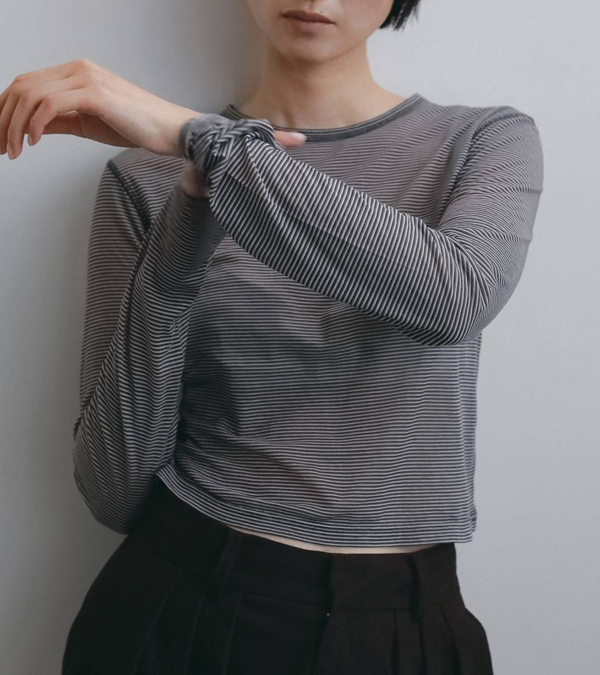 画像6: シアーボーダーロングTシャツ　Sheer Border Long T-shirts