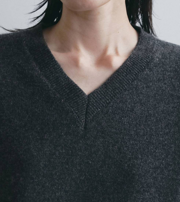 画像10: ウールVネックニット　Wool Vneck Knit