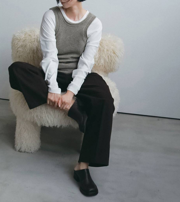 画像9: スクエアヒールスリッポン　Square Heel Slip-on