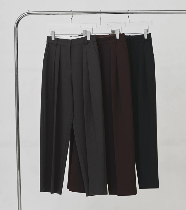 画像1: ボンディングワイドトラウザーズ　Bonding Wide Trousers