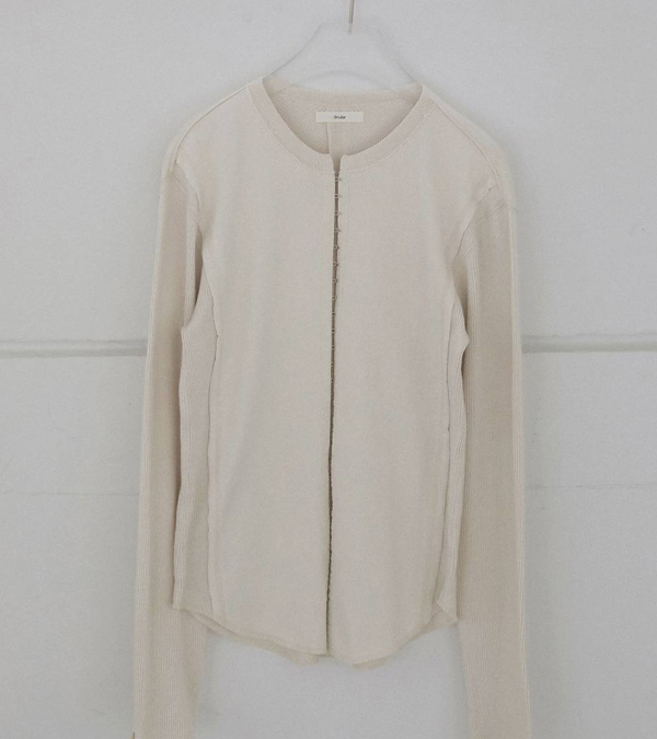 画像4: ジャガードリブフロントホックトップス　Jacquardrib Fronthook Tops