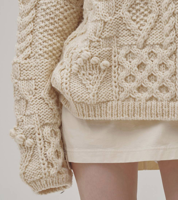 画像5: パターンハンドニット　Pattern Hand Knit